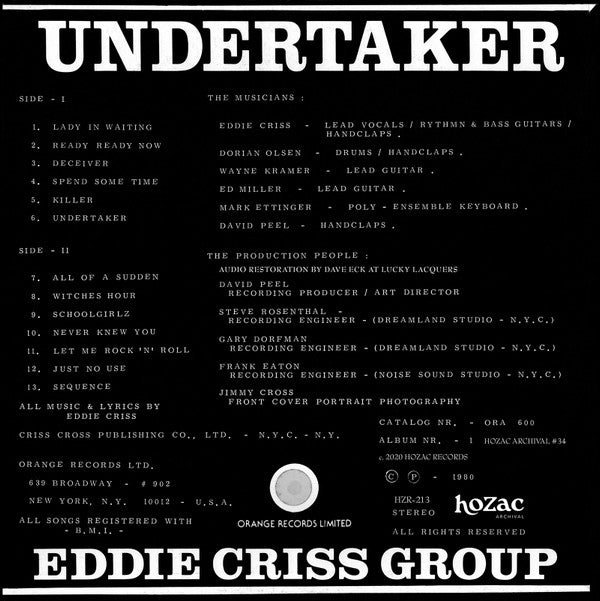 Undertaker - Eddie Criss Group