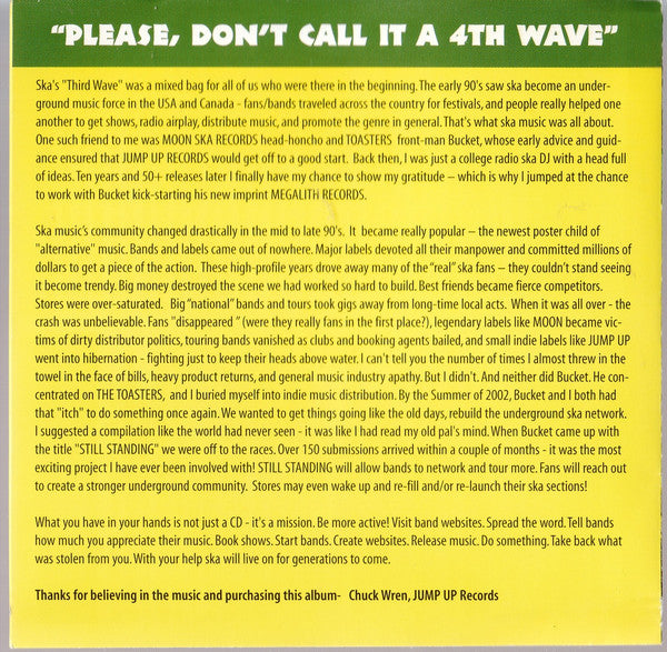 Various – Still Standing - A North American Ska Uprising