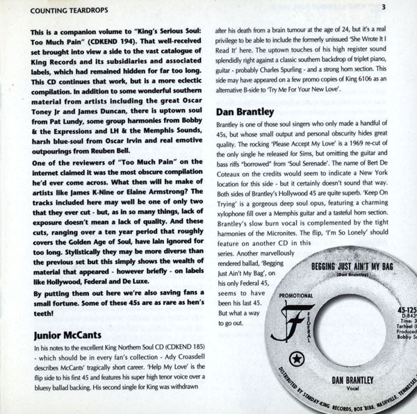 King's Serious Soul Vol. 2: Counting Teardrops - Various