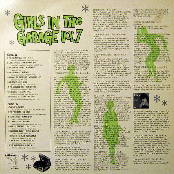 Girls In The Garage Volume 7 - Various