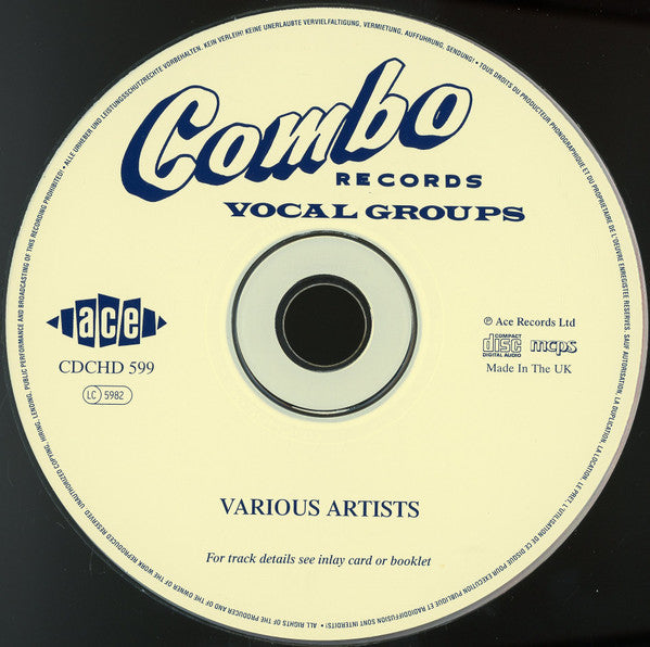 Combo Vocal Groups Volume 1 - Various
