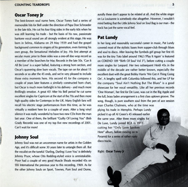 King's Serious Soul Vol. 2: Counting Teardrops - Various