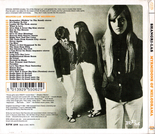 Myrmidons Of Melodrama - The Shangri-Las