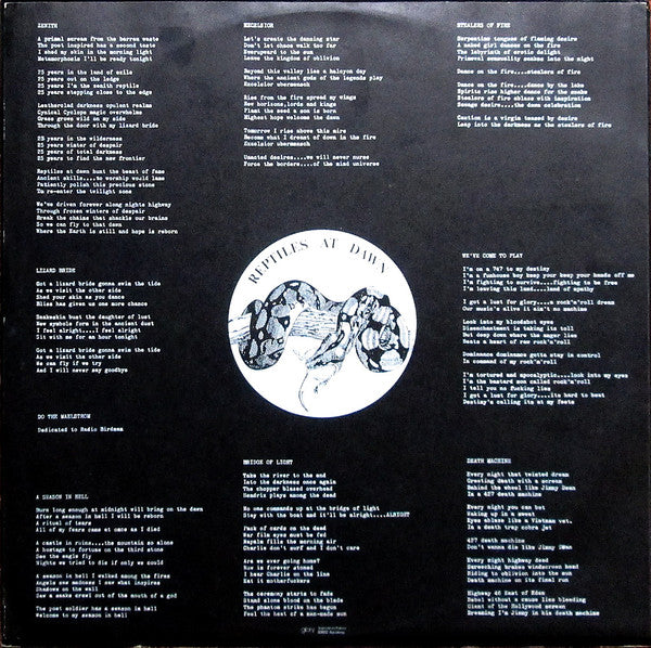 Naked In The Wilderness - Reptiles At Dawn