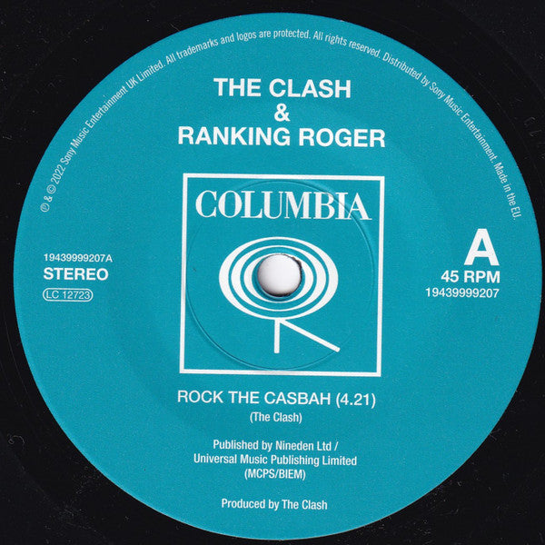 Rock The Casbah • Red Angel Dragnet - The Clash & Ranking Roger
