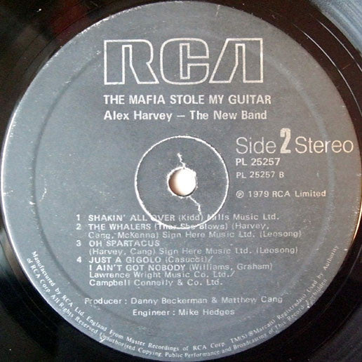 The Mafia Stole My Guitar - Alex Harvey - The New Band