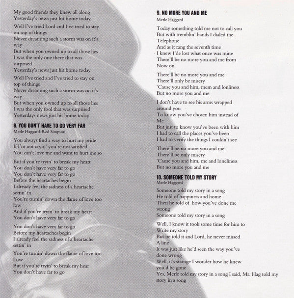 Mr. Hag Told My Story - Johnny Paycheck
