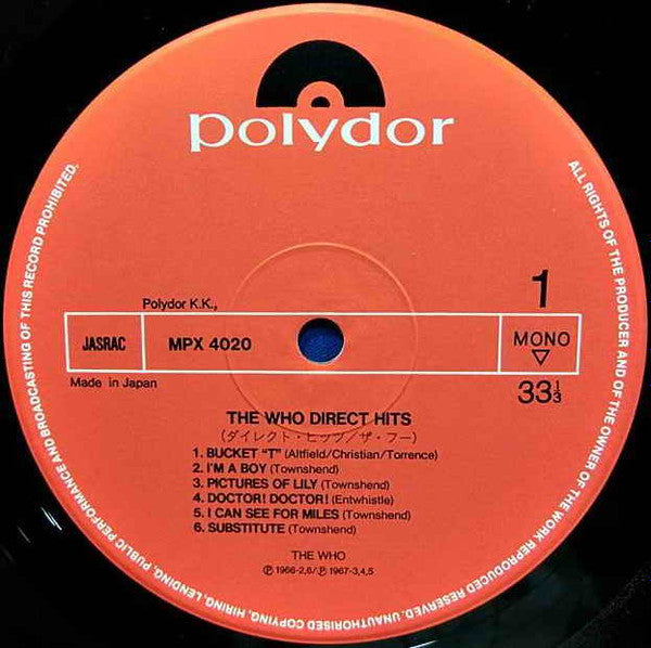 Direct Hits - The Who