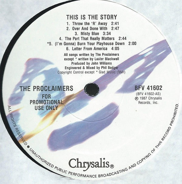 This Is The Story - The Proclaimers
