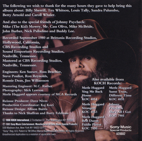 Mr. Hag Told My Story - Johnny Paycheck