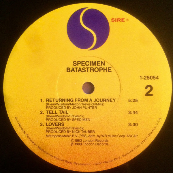 Specimen – Batastrophe