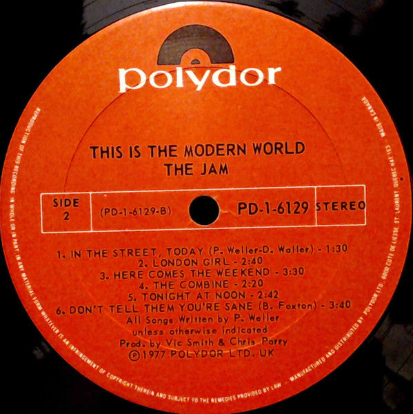 The Jam – This Is The Modern World