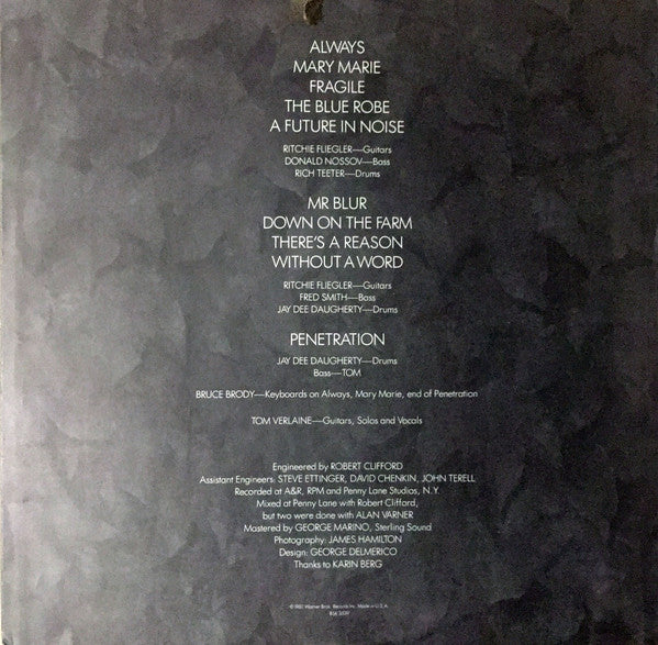 Tom Verlaine – Dreamtime