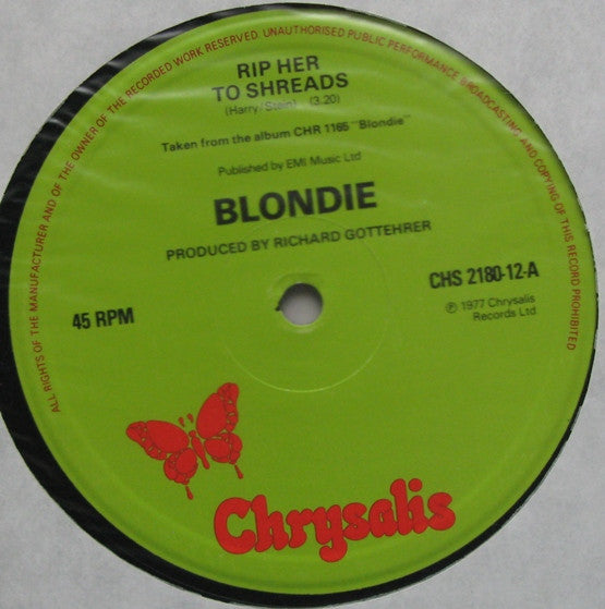 Blondie – Rip Her To Shreds