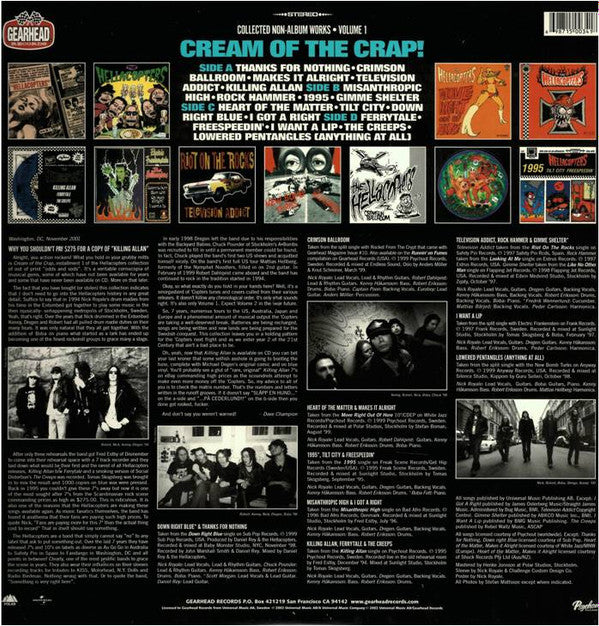 The Hellacopters – Cream Of The Crap! Collected Non-Album Works • Volume 1