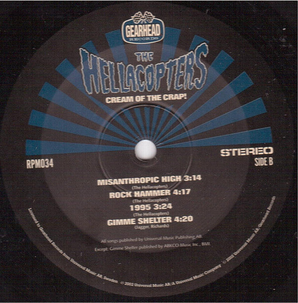 The Hellacopters – Cream Of The Crap! Collected Non-Album Works • Volume 1