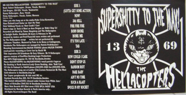 The Hellacopters – Supershitty To The Max!