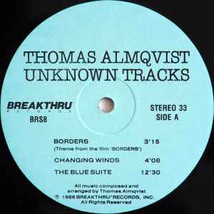 Thomas Almqvist – Unknown Tracks