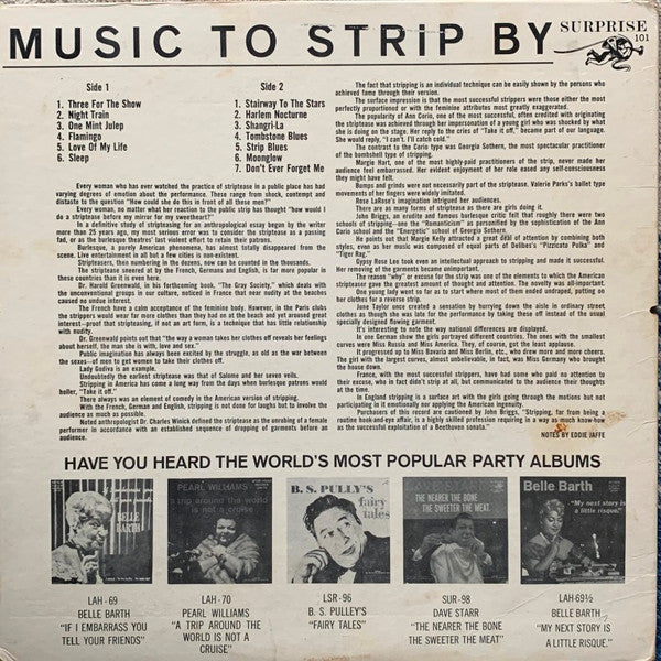 Bob Freedman And Orch* – Music To Strip By