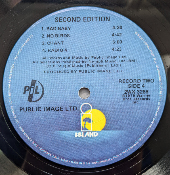 Public Image Ltd.* – Second Edition