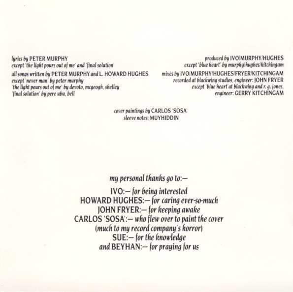 Peter Murphy – Should The World Fail To Fall Apart