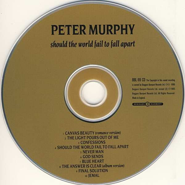 Peter Murphy – Should The World Fail To Fall Apart
