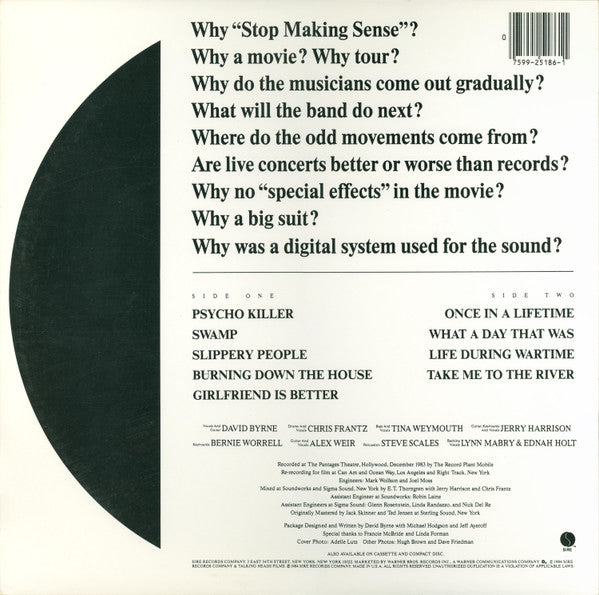 Talking Heads – Stop Making Sense