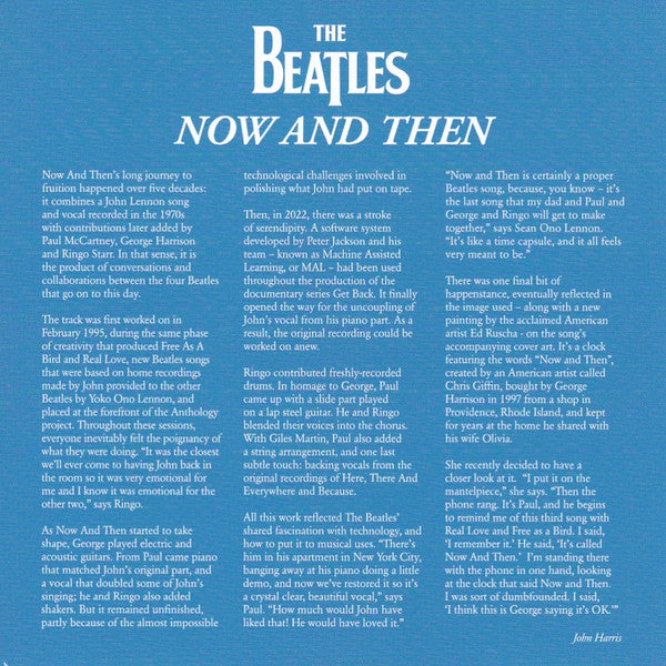 The Beatles – Now And Then / Love Me Do