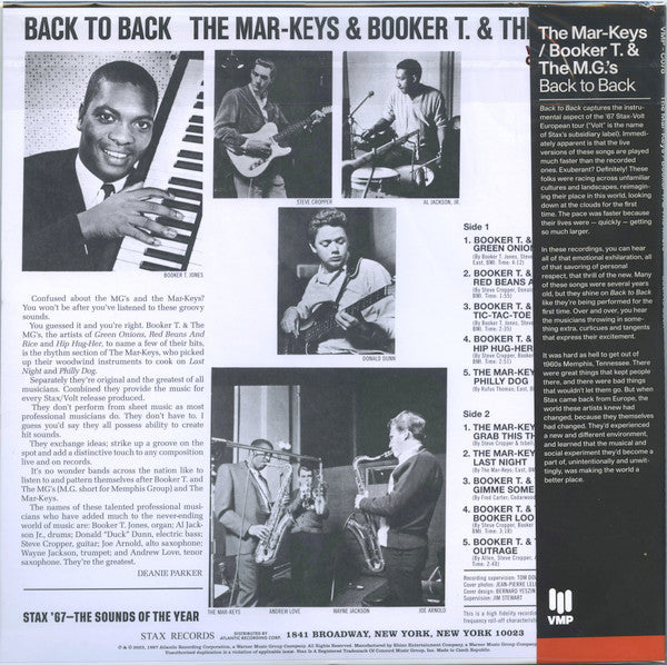 The Mar-Keys / Booker T. And The MG's* – Back To Back