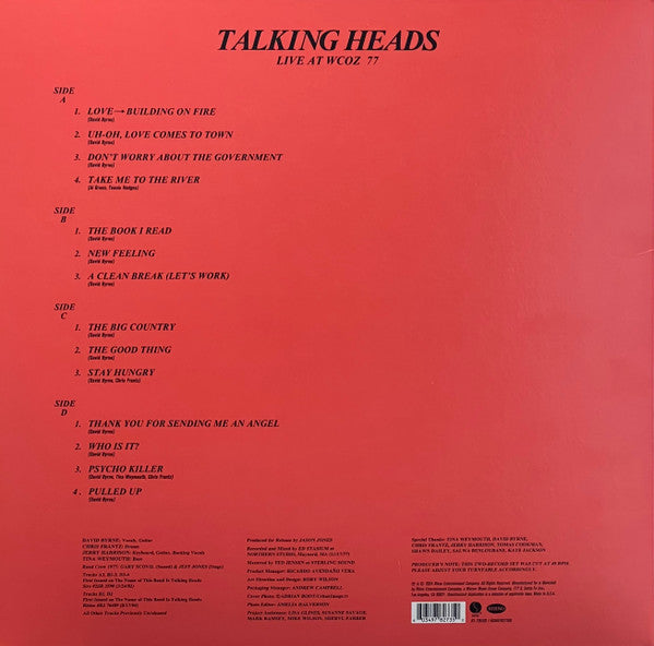 Talking Heads – Live At WCOZ 77