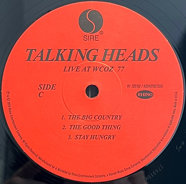 Talking Heads – Live At WCOZ 77