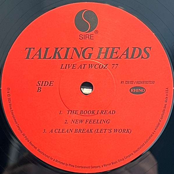 Talking Heads – Live At WCOZ 77