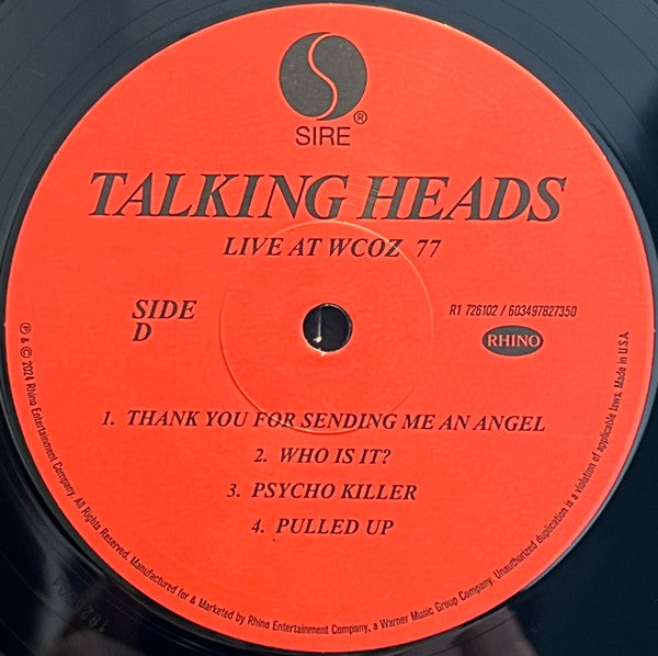 Talking Heads – Live At WCOZ 77