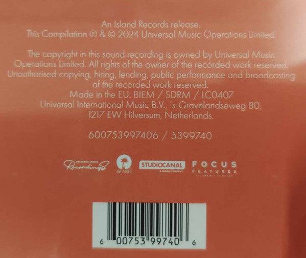 Amy Winehouse / Various – Back To Black (Songs From The Original Motion Picture)