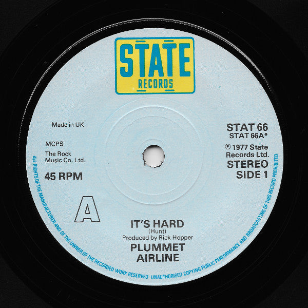 Plummet Airline* – It's Hard