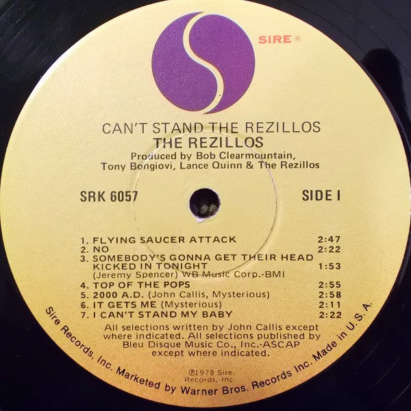 The Rezillos – Can't Stand The Rezillos