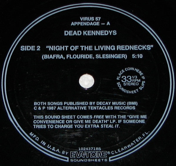 Dead Kennedys – Give Me Convenience Or Give Me Death