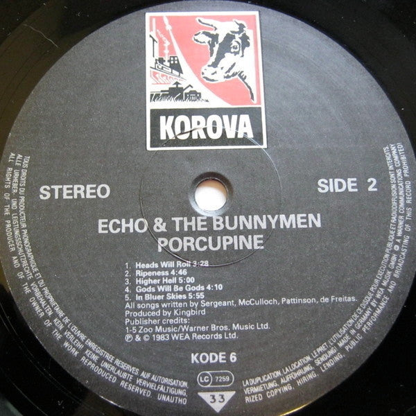 Echo & The Bunnymen – Porcupine