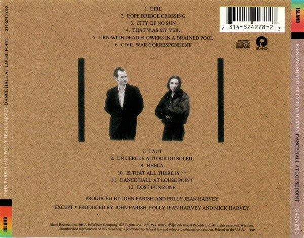 John Parish & Polly Jean Harvey* – Dance Hall At Louse Point