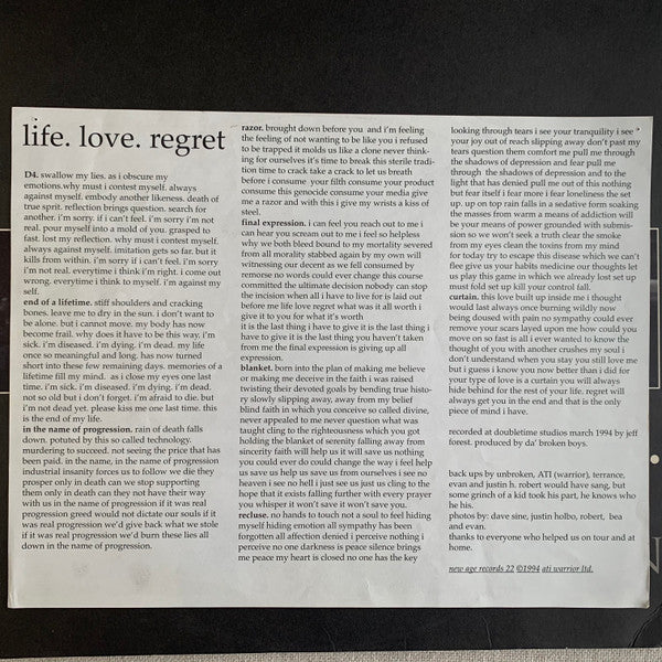 Unbroken – Life. Love. Regret.