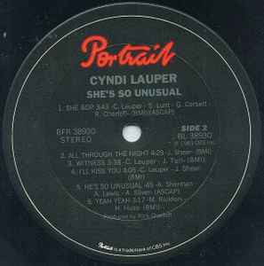 Cyndi Lauper – She's So Unusual
