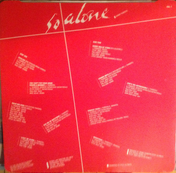 Johnny Thunders – So Alone