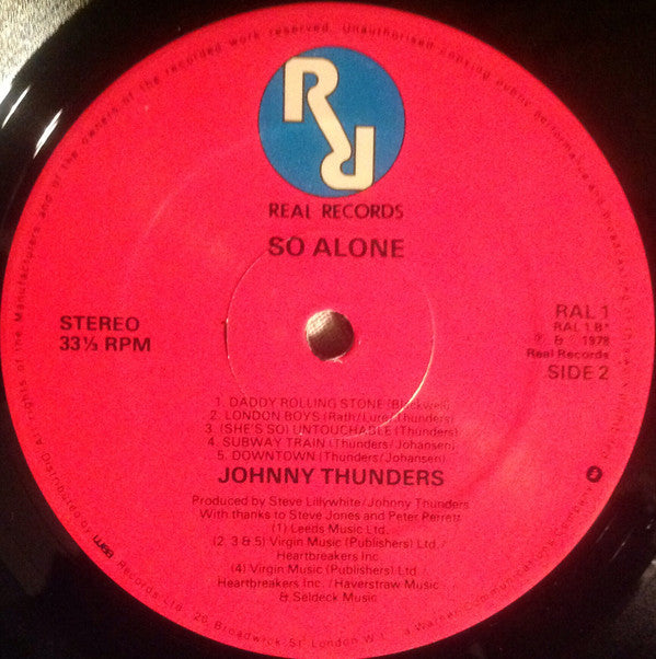 Johnny Thunders – So Alone