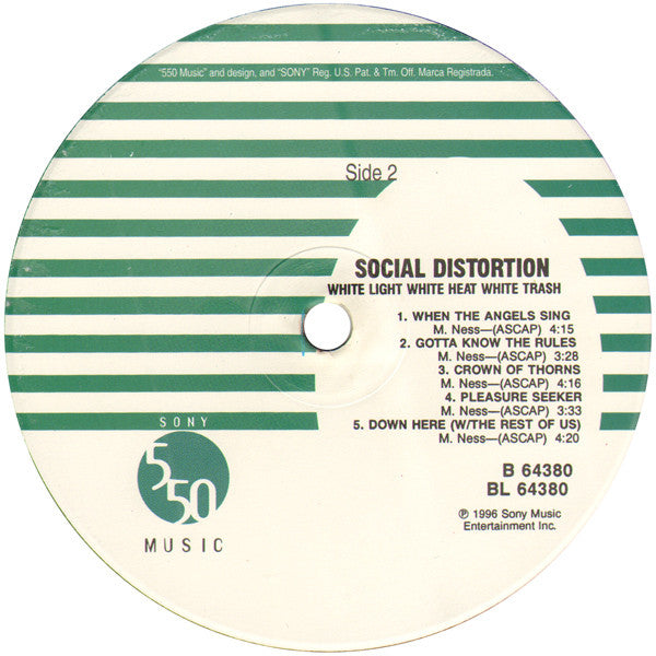 Social Distortion – White Light White Heat White Trash