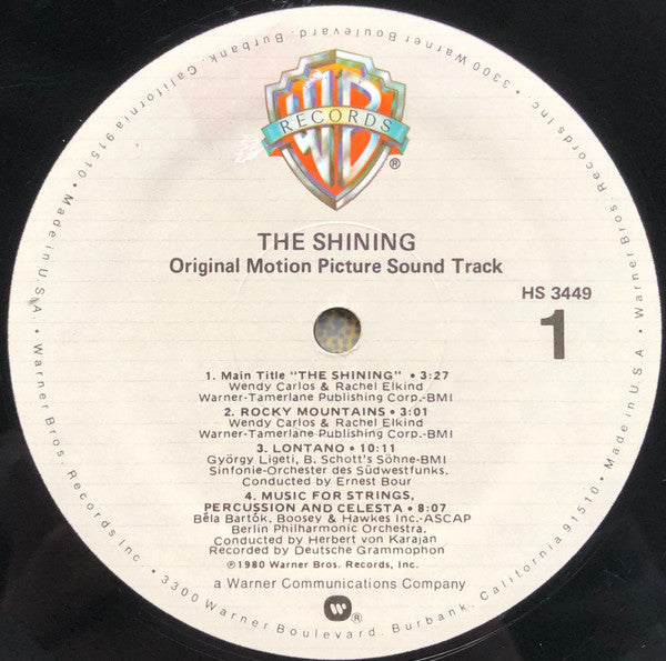 Various – The Shining (Original Sound Track)