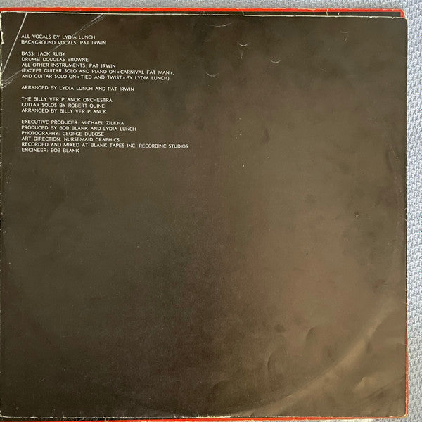 Lydia Lunch – Queen Of Siam