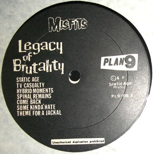 Misfits – Legacy Of Brutality