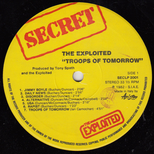 The Exploited – Troops Of Tomorrow