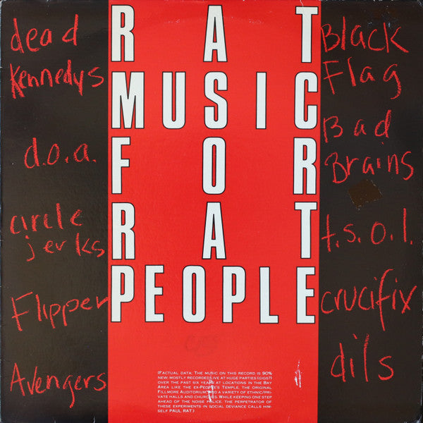 Various – Rat Music For Rat People