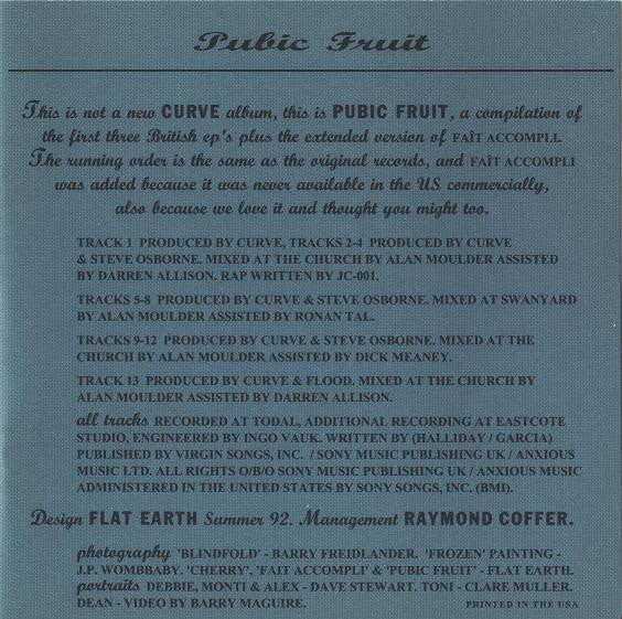 Curve – Pubic Fruit
